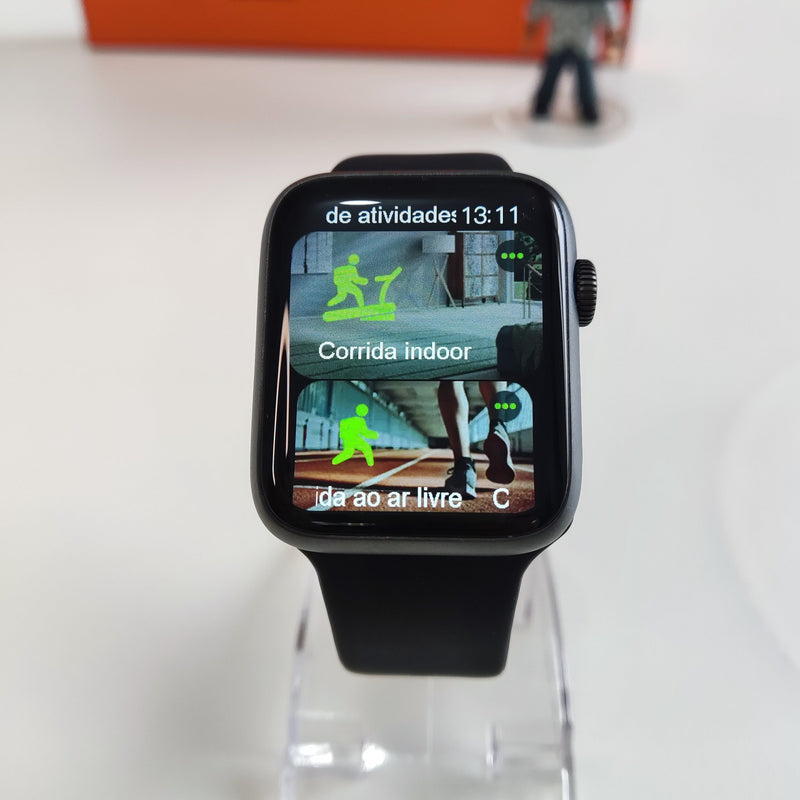 W59 Mini 41mm Preto Smartwatch Retina Micro OS 10
