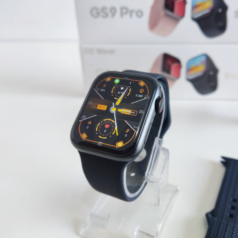 GS9 PRO Smartwatch 45mm Tela Retina Ilha dinâmica Preto