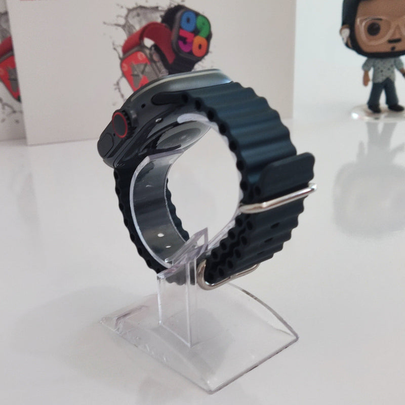 Smartwatch W69 Ultra 49mm Preto Microwear Novo OS10