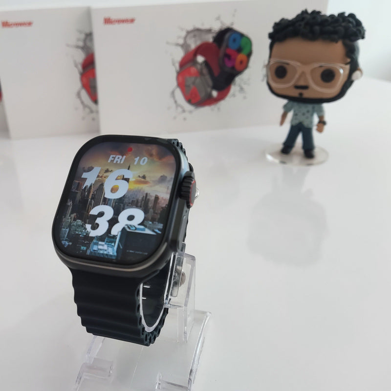 Smartwatch W69 Ultra 49mm Preto Microwear WearmaxOS