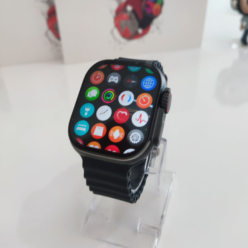 Smartwatch W69 Ultra 49mm Preto Microwear WearmaxOS