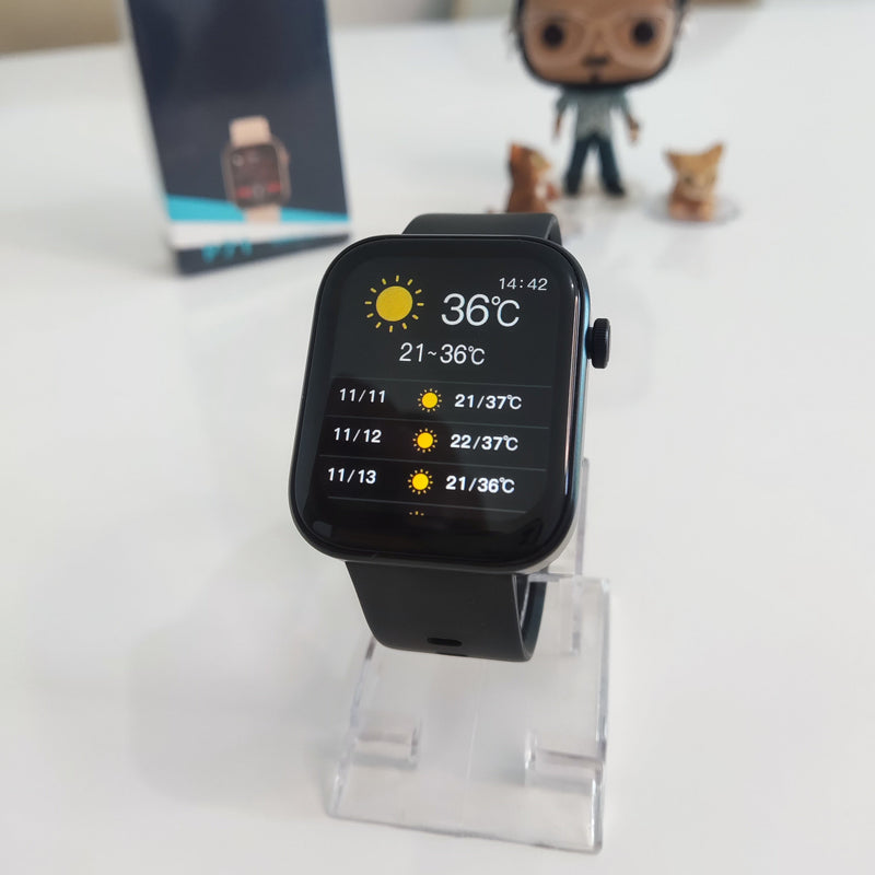Colmi P71 Smartwatch Preto 100+ Exercícios Monitor cardíaco