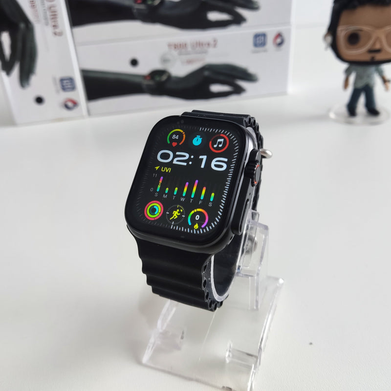 Smartwatch T800 Ultra 2 45mm Faz Chamadas Recebe noticicações Wireless Charger