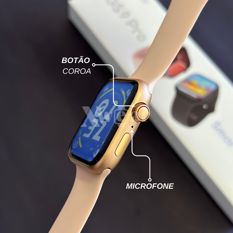 GS9 PRO Smartwatch 45mm Tela Retina Ilha dinâmica 2024