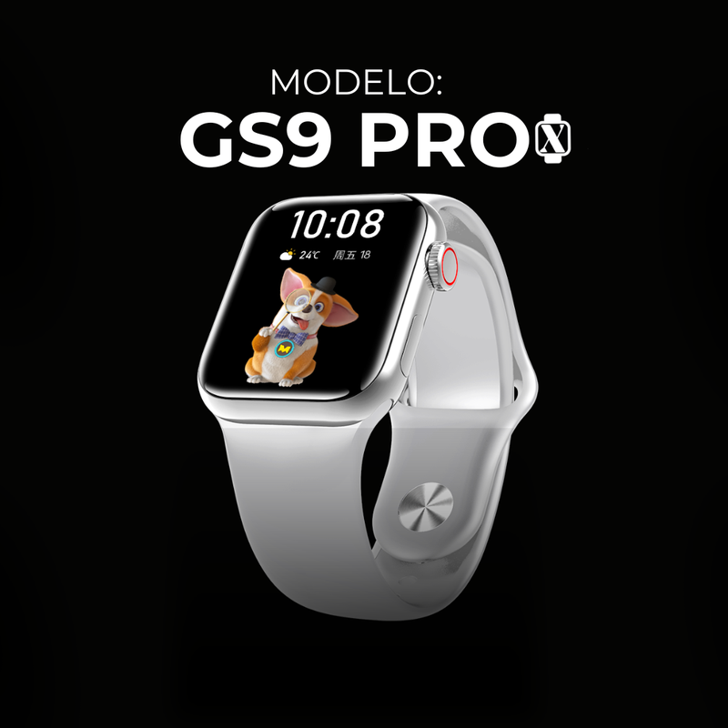 GS9 PRO Smartwatch 45mm Tela Retina Ilha dinâmica 2024
