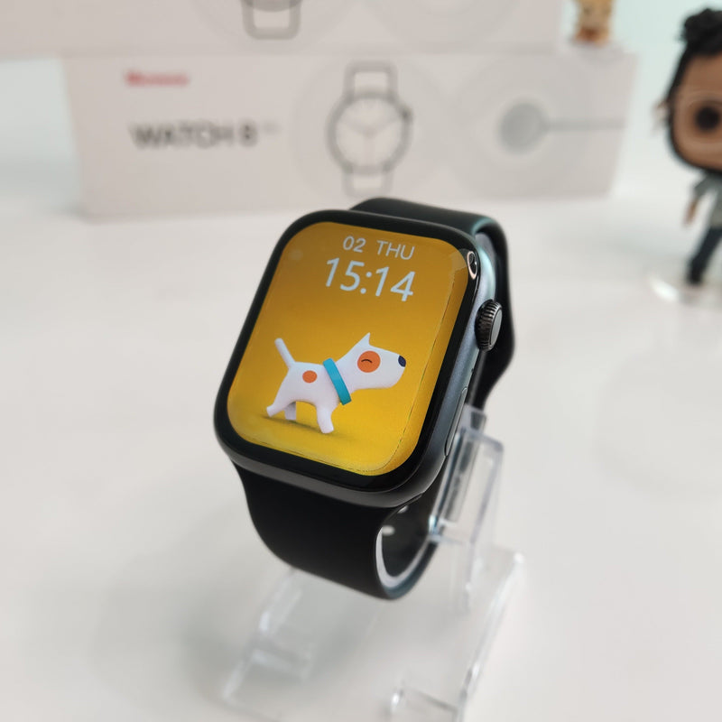 Smartwatch Série 8 W28 PRO Chamadas Notificações Aplicativos Foto na tela